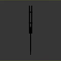 Tactical Black Knife With Unique Design Ergonomic Handle And Sharp Blade