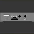 TVIP Media Streaming Box With Square Design And Interface Ports