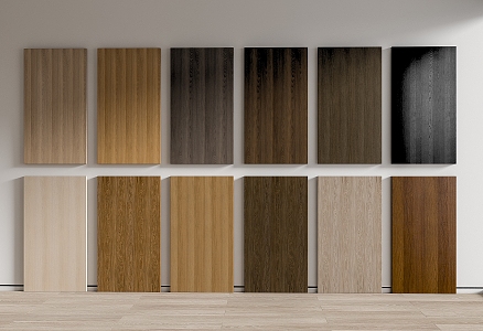 Modern wall panel wood veneer wall panel wall panel wall panel wall panel wood board 3d model