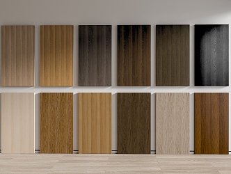 Modern wall panel wood veneer wall panel wall panel wall panel wall panel wood board 3d model