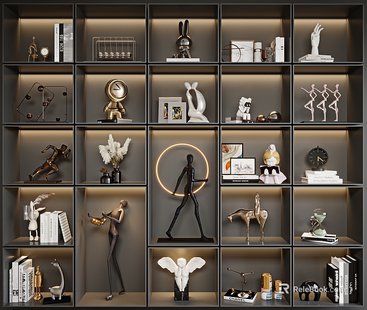 Modern ornaments combination texture