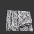 Natural Stone Slab Featuring Unique Texture and Natural Gray Pink Patterns for Decorative Use 3d model