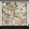 Elegant Modern Marble Background Wall With Natural Texture In Interior Space Design 3d model