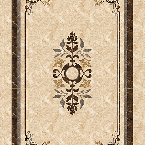 European-style floor tile, stone mosaic 3d model