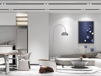 Single Apartment Modern Apartment 3d model