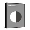 Objectivism Philosophy Concept Visualized With Simple Black And White Circle
