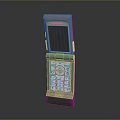 Classic Motorola Flip Design Handheld Computer With Screen Keyboard And Buttons 3d model