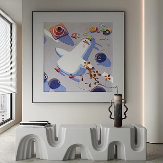 decorative painting 3d model