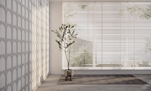 Modern venetian blinds 3d model