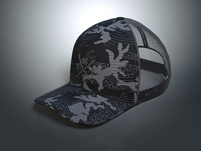 Modern Hat Baseball Cap Sports Cap Men's Hat Boys Hat 3d model