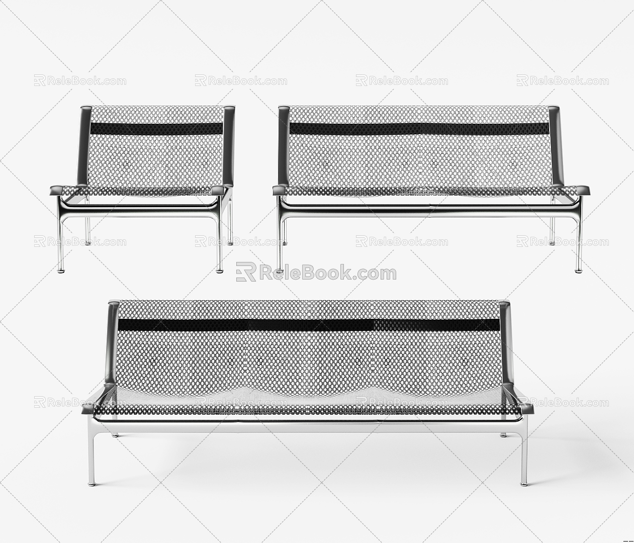 modern public chair public row chair rest chair waiting chair model