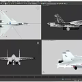 J-15 English J15 Chinese Nickname Flying Shark Fēishā English Flying Shark NATO Code 3d model