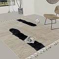 Modern Square Carpet 3d model