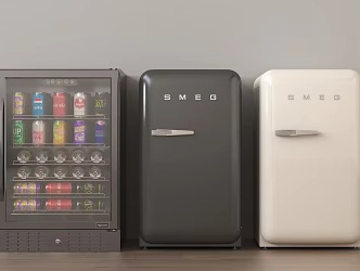 Refrigerator Freezer Beverage Freezer Small Freezer 3d model
