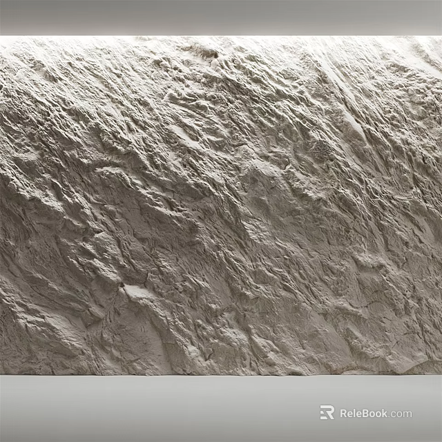 Modern Sofa Background Wall Design With Textured Surface And Decorative Living Room Elements 3d model 