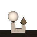 Modern table lamp 3d model