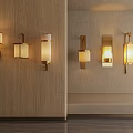 Elegant Modern Wall Lamps For Home Interior With Glass Shade Metal Frame Warm Lighting