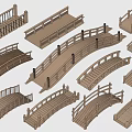 Wooden Landscape Bridges With Various Designs Multiple Styles And Decorative Features
