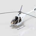 White Modern Helicopter With Clear Cockpit Sleek Rotors And Stylish Design