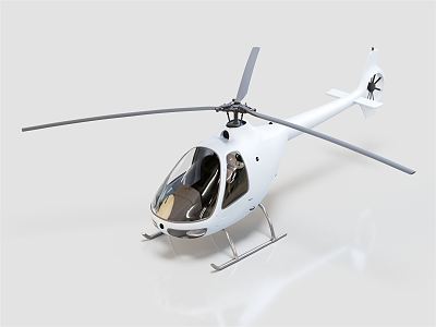 Modern Helicopter Aircraft 3d model