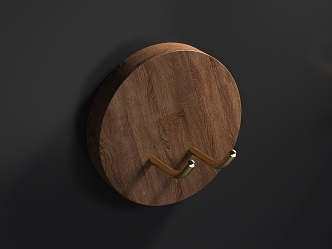 Modern Hook Coat Hook 3d model