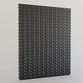Black Herringbone Pattern Textured Wall Design For Modern Interior Decor 3d model
