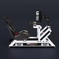 Racing Simulator Entertainment Equipment With Gaming Chair Steering Wheel Display Screen For Realistic Experience