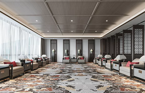 Reception Room 3d model
