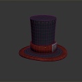 Modern hat world famous painting 3d model