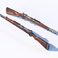 Rifle Weapons Military Supplies 3d model