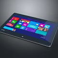 Lenovo Tablet With Colorful App Icons On Modern Touch Screen