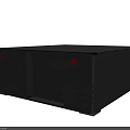 Black and Gray Digital Storage Device With Red Accents And Modern Ventilation Design