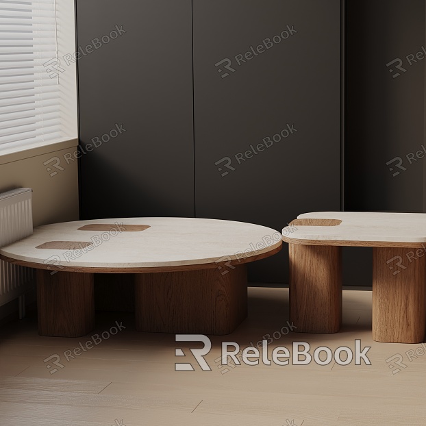 Modern coffee table model