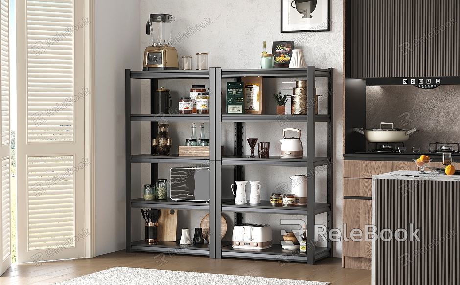 Storage Rack Kitchen model