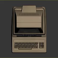 Vintage Commodore PET 2001 Old Computer With Keyboard And Monitor