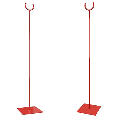 modern loop red y floor lamp 3d model modern loop red y floor lamp 3d model