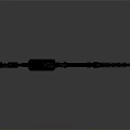 Modern Tactical Assault Rifle With Silencer Scope Magazine And Metallic Finish