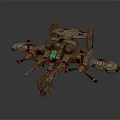 Modern Fighter Science Fiction Fighter Next Generation Fighter Science Fiction Fighter 3d model