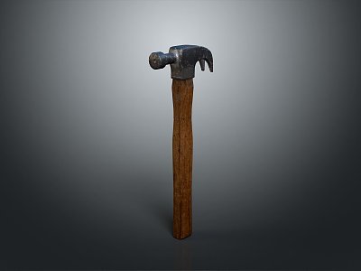 Hammer Horn Hammer Nail Rinker Hammer Rusty Hammer 3d model