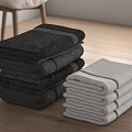 Modern towel 3d model