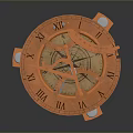 Compass Instrument Items 3d model
