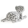 Cute Snow Leopard Plush Toy With Spots And Soft Fur 3d model