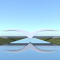 Bridge Landscape Bridge Special-shaped Bridge Seagull Bridge 3d model