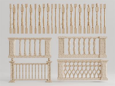 Jane European Railing Guardrail Handrail model