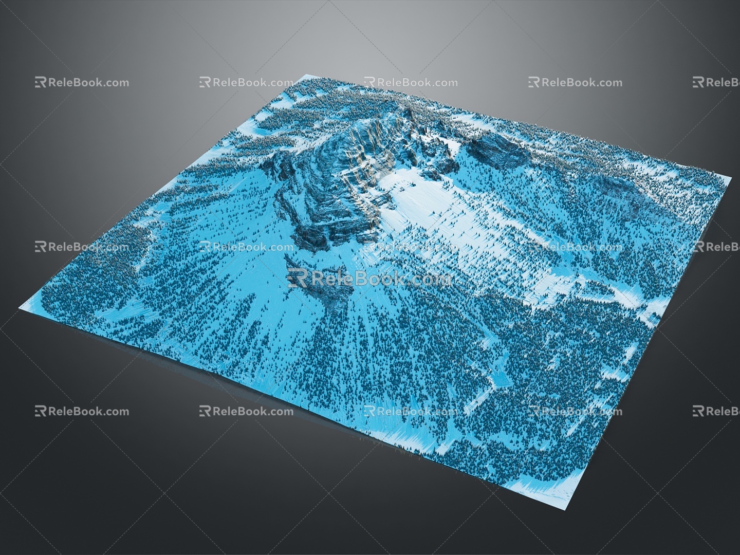 Geography, topography, mountain shape, ridge, ridge, valley, mountain range, canyon, geomorphology, mountain peak, mountain body 3d model