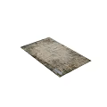 Elegant Distressed Square Carpet Featuring Neutral Gray Brown Beige Textured Design