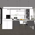 Modern Restaurant 3d model