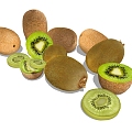 Kiwi fruit 3d model