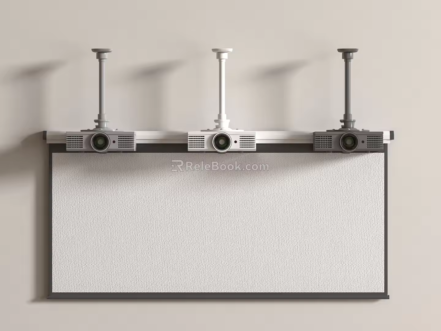 Projector screen 3d model