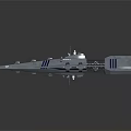 Modern Sleek Water Vessel With Metallic Exterior Streamlined Design And Technical Decks